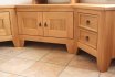 Wohnzimmerschrank Eiche massiv