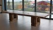 Tisch aus alter Eiche Ansicht lang Tisch aus alter Eiche Ansicht lang