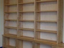 Bücherregal aus Birke