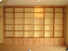 Bücherregal Buche massiv